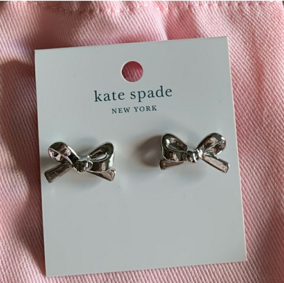 kate spade Jewelry - Kate Spade Bow Stud Earrings